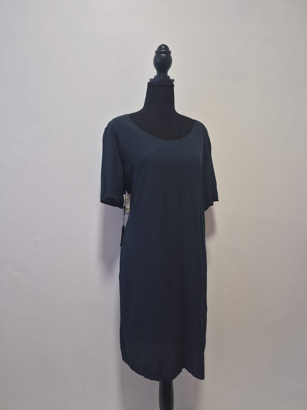 Wilfred Free Womenβs Forest Gree Scoop Neck Short Sleeve Dress